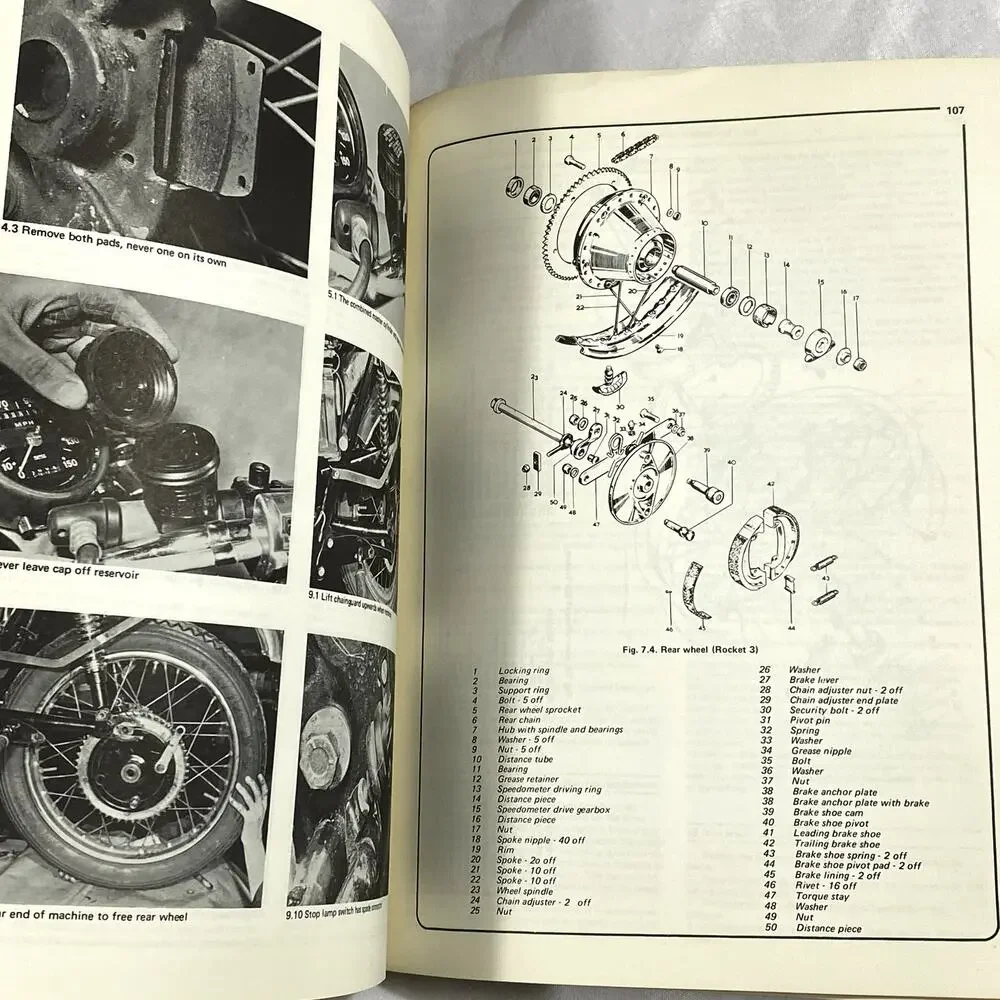 Haynes Triumph Trident BSA Rocket 3 741cc 1969 On Owners Workshop Manual Book